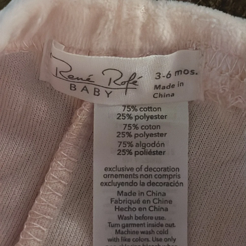 Rene Rofe Baby Owl Velour Outfit NWT